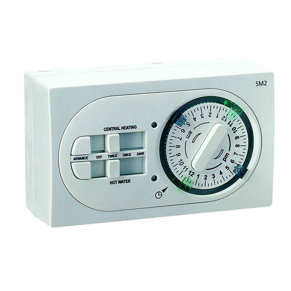 Drayton Programmer 29206 Mechanical 24 Hours Dual Channel LED Indication White - Image 2