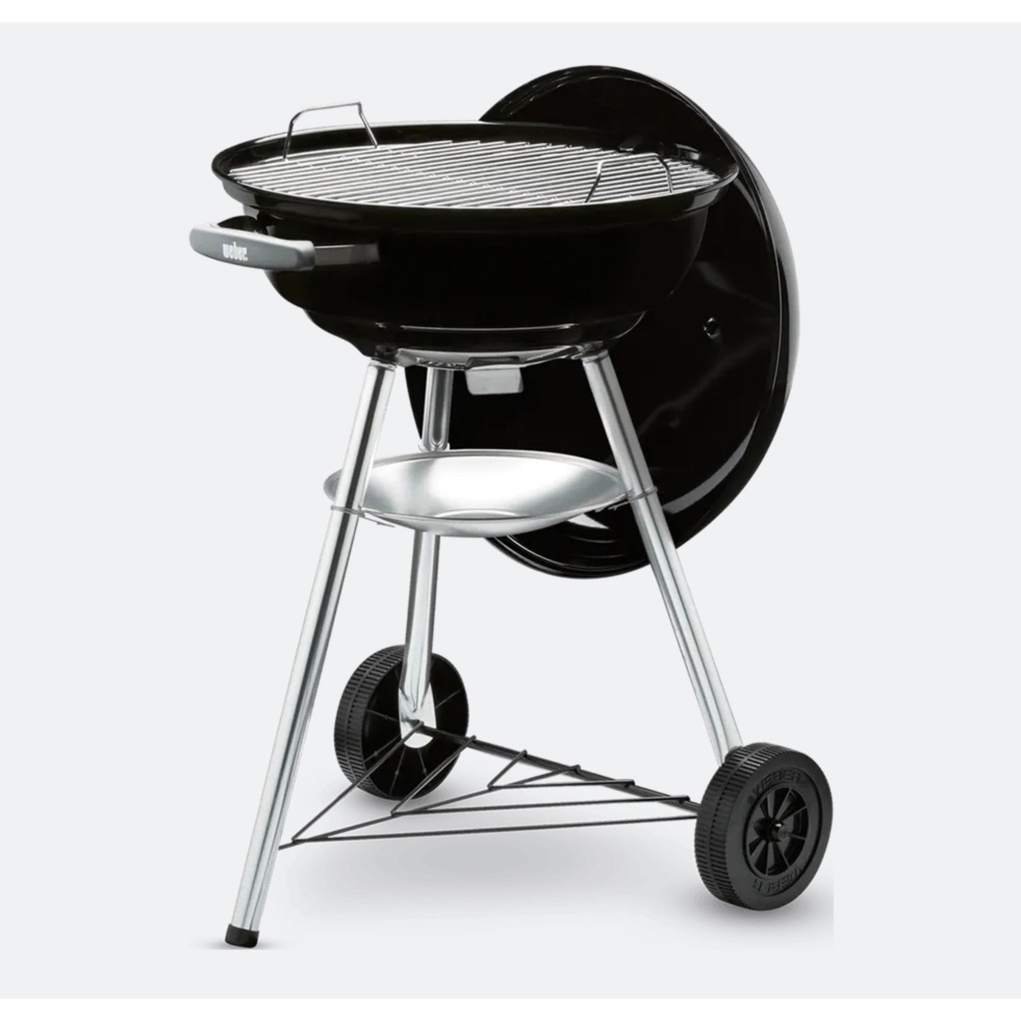 Weber Barbeque Black Kettle Charcoal Portable Compact Balcony Outdoor 47cm - Image 1