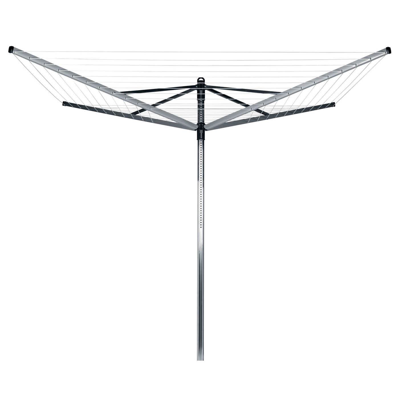 Brabantia Rotary Airer Silver Effect Outdoor Hanging Washing Line Stand 60m - Image 4