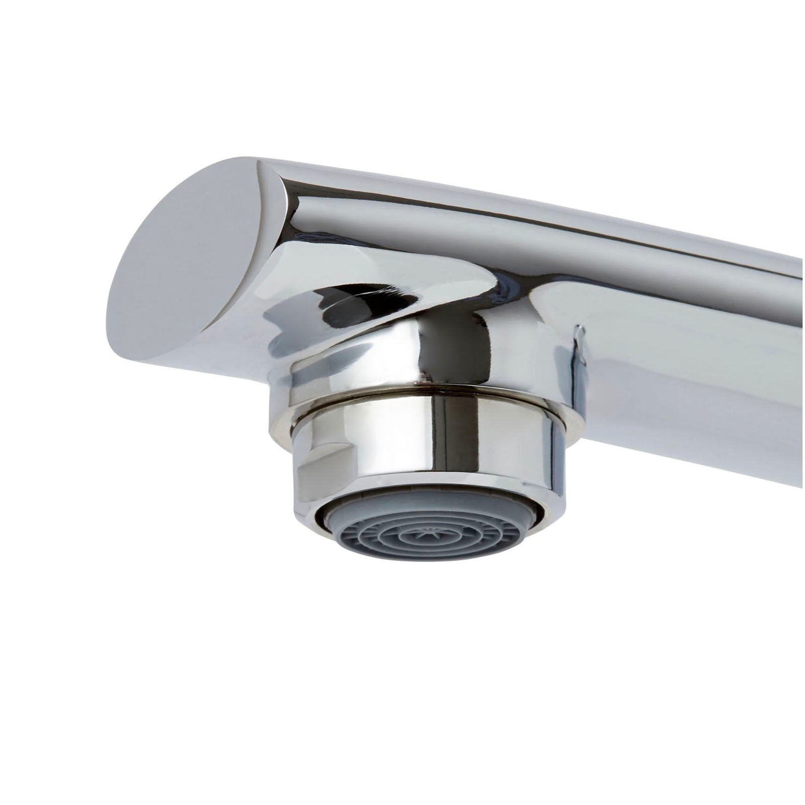 Kitchen Tap Top Single Lever Mixer Tap Swivel Spout Chrome Built-in Aerator - Image 2