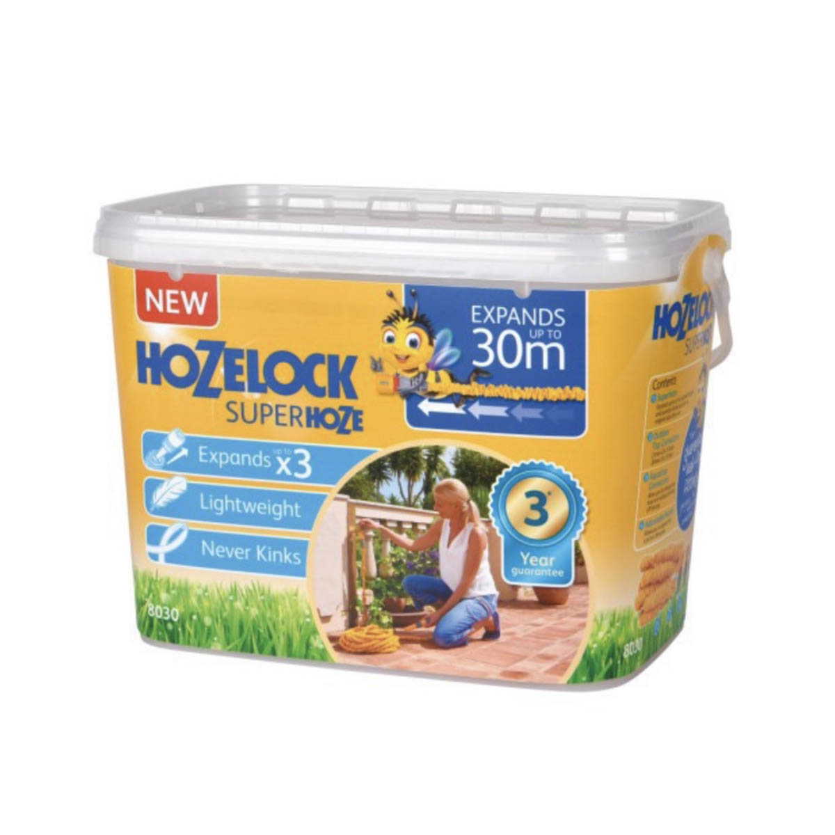 Hozelock Expandable Hose Yellow Retractable Anti Kink Lightweight Durable 30m - Image 3