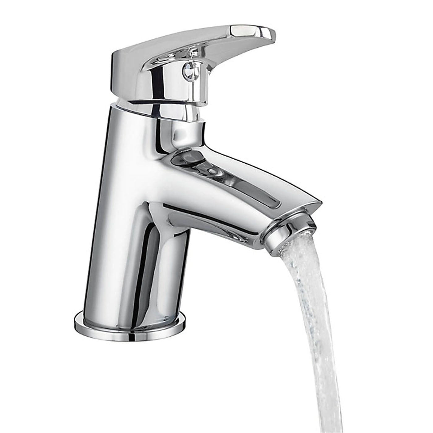 Bristan Basin Tap Mono Mixer Chrome Small Single Lever Waste Bathroom Faucet - Image 3