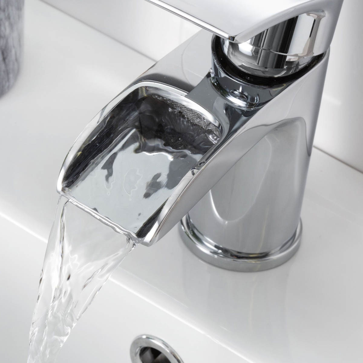 Bristan Basin Tap Mono Mixer Standard Chrome Effect Modern Bathroom With Waste - Image 4