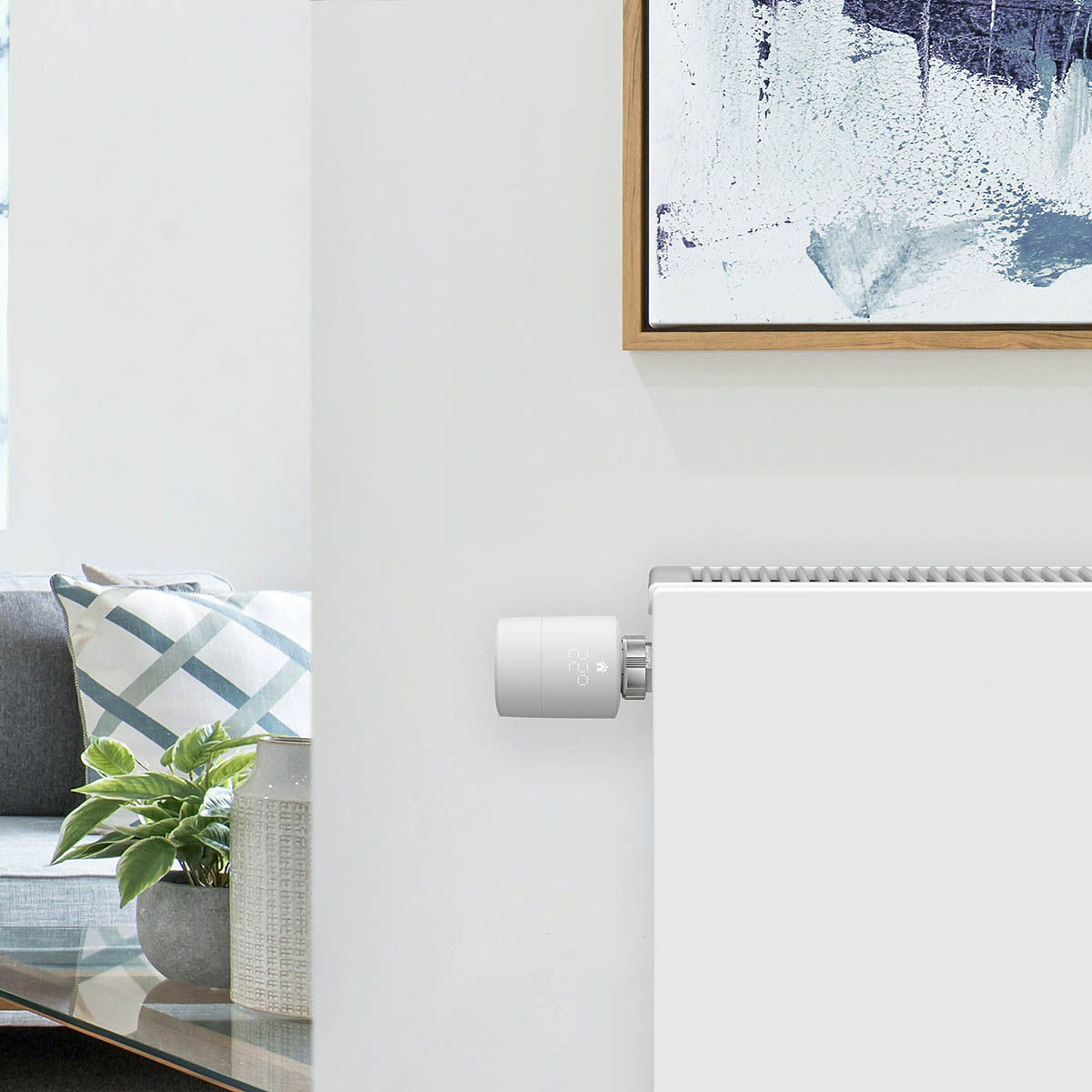 Tado Radiator Valve Thermostatic Smart Add-On White LED Display Programmable - Image 3