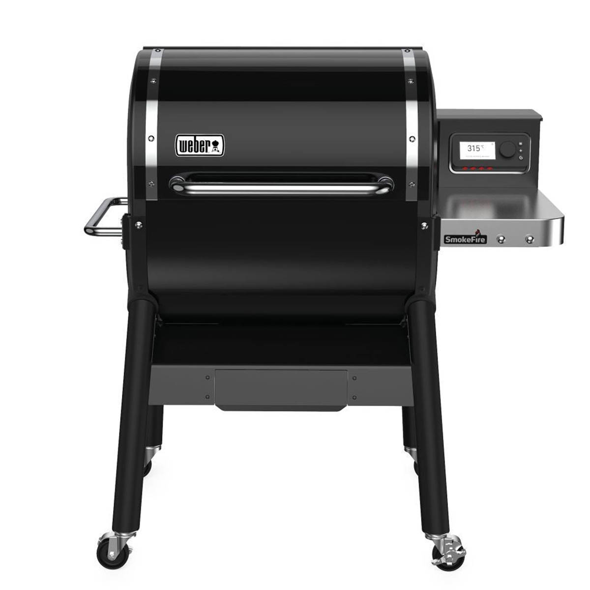 Weber Barbecue BBQ SmokeFire Wood Pellet Grill Wheeled Portable Night Light - Image 1