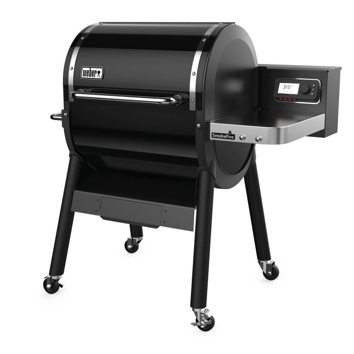 Weber Barbecue BBQ SmokeFire Wood Pellet Grill Wheeled Portable Night Light - Image 2