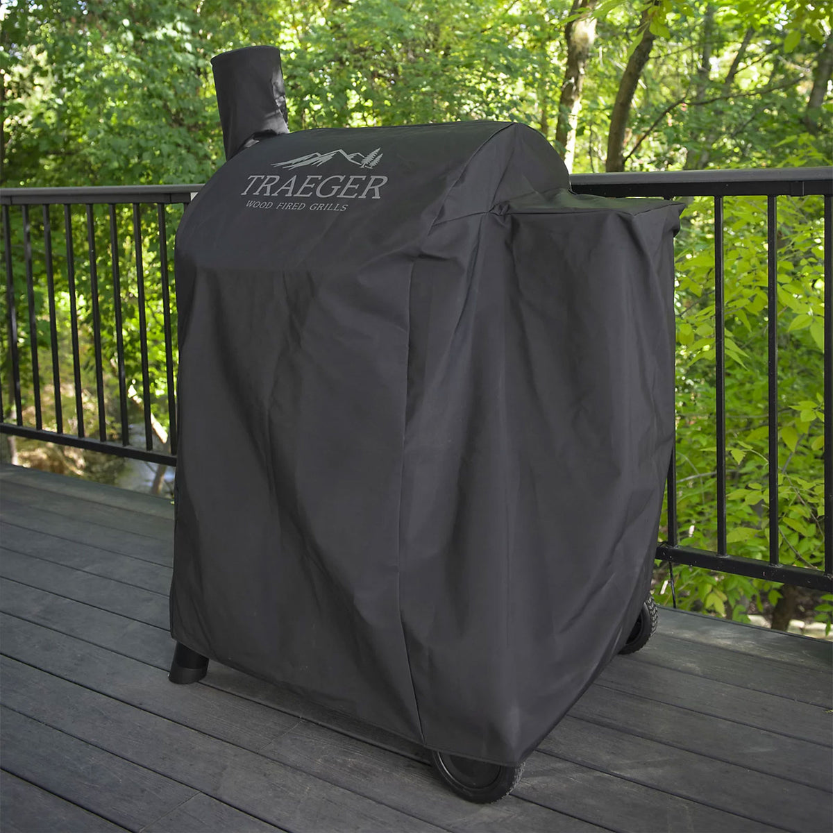 Traeger BBQ Cover Smoker Cover Black 129.7cm Weatherproof Grill Cover - Image 4