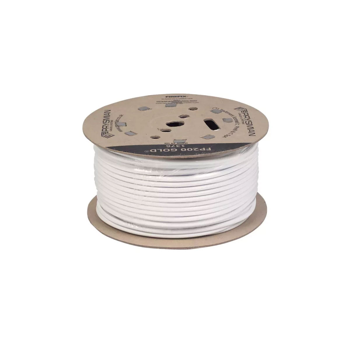 Prysmian Cable FP200 White 2 Core Fire Resistant 1.5mm² Flexible Drum 50m - Image 2