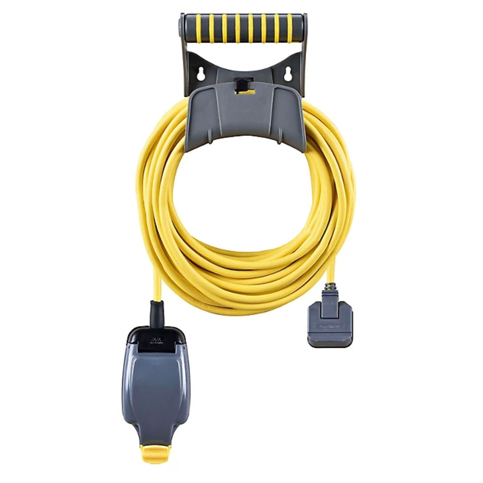 Masterplug Extension Lead 1 Socket 240V IP54 Water Resistant 13A Cable Tidy 15m - Image 2