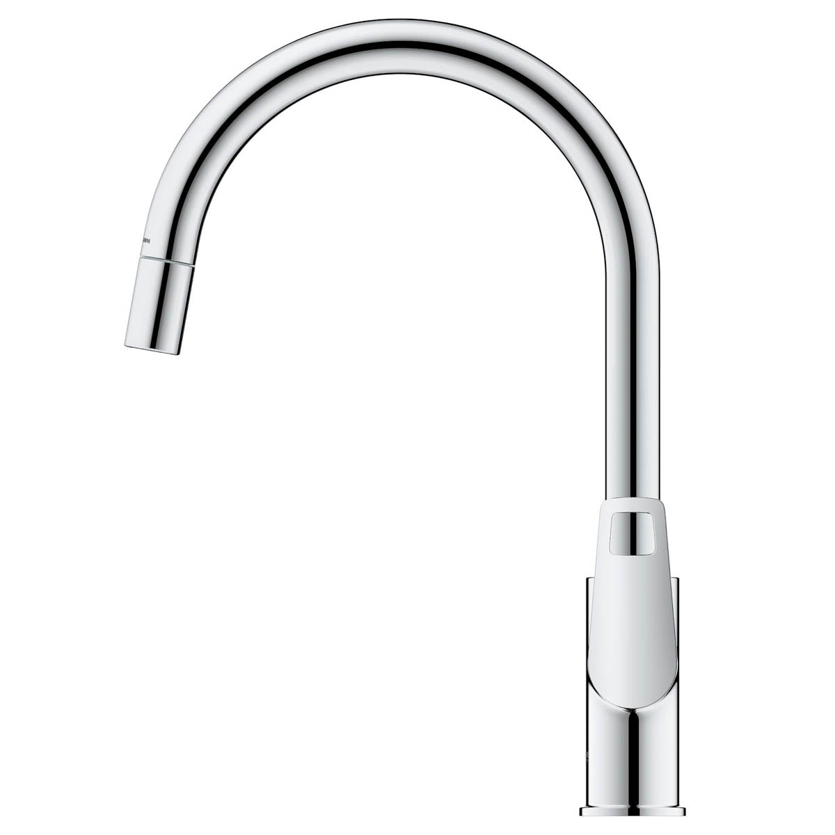 Grohe Kitchen Tap Mixer Chrome Single Lever Pull Out Spout Contemporary Faucet - Image 3