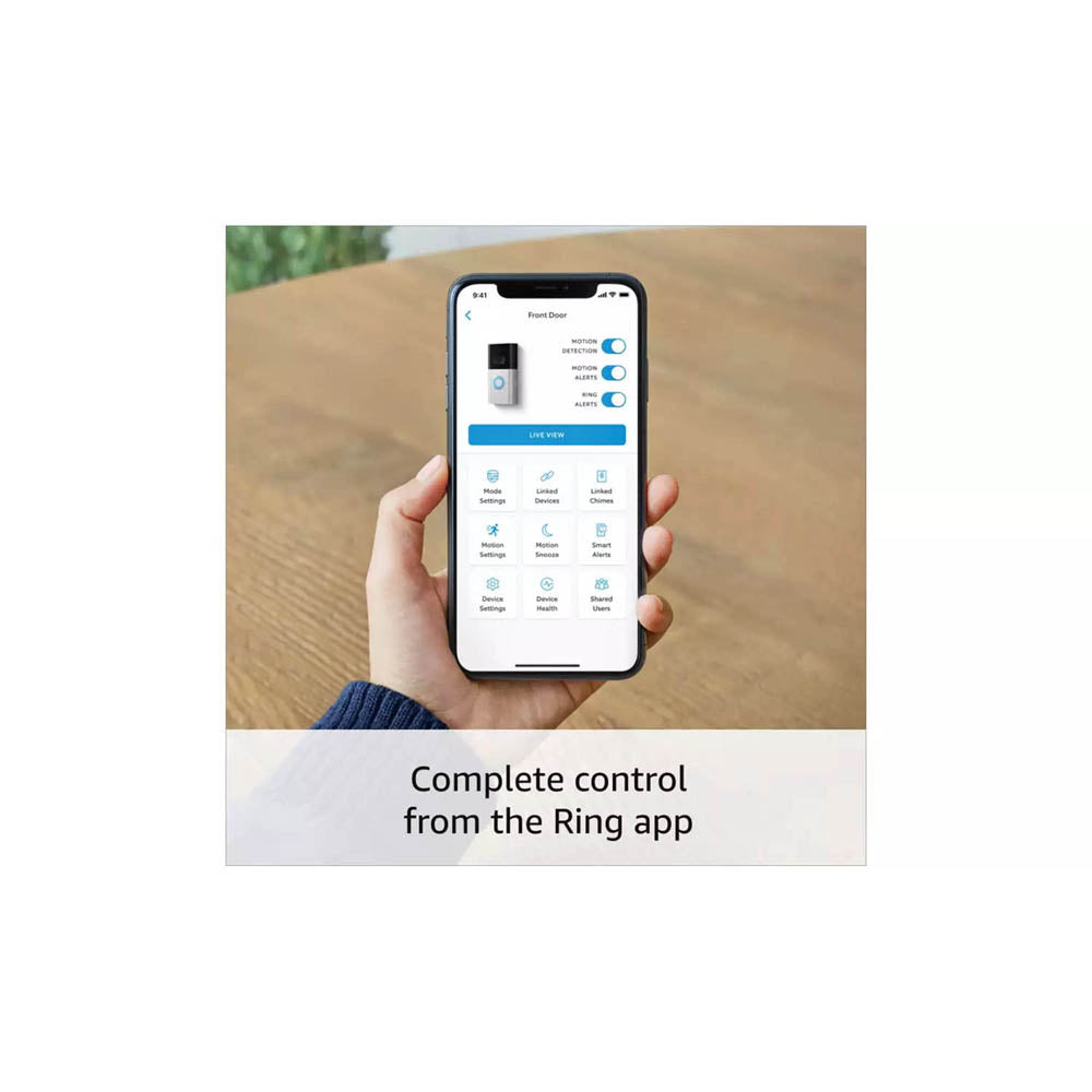 Ring Door Bell Video Camera WiFi Smart Wireless Intercom Security Weatherproof - Image 3