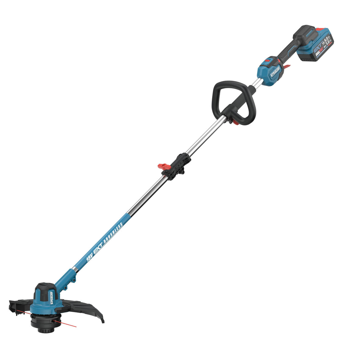 Erbauer Grass Trimmer EB18V Cordless Adjustable Ergonomic Handle 18V Li-Ion 33cm - Image 1