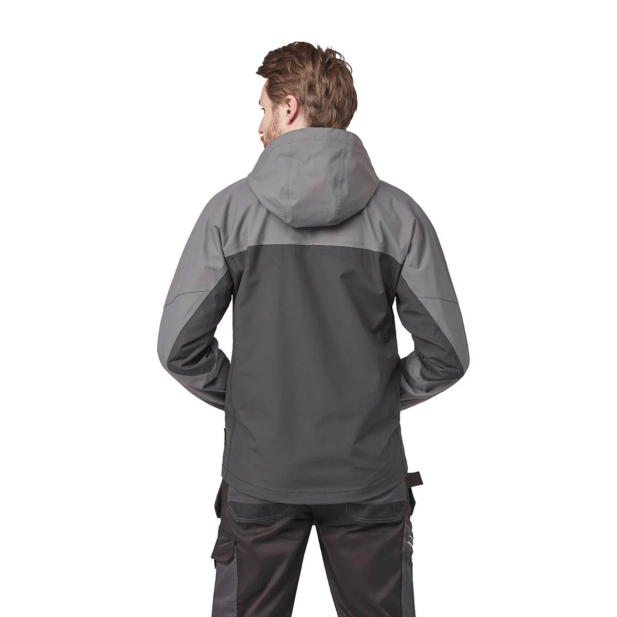 Site Messner Work Jacket Black Grey Medium Heavy Duty Workwear - Image 7