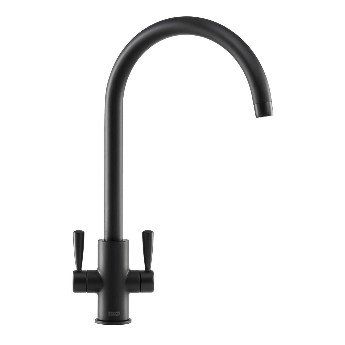 Franke Kitchen Mixer Tap Ascona Black Dual Lever Swivel Spout - Image 1
