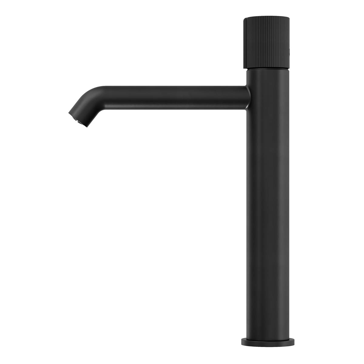 Bathroom Basin Tap Mixer Tall Matt Black Single Lever Ceramic Cartridge Faucet - Image 4
