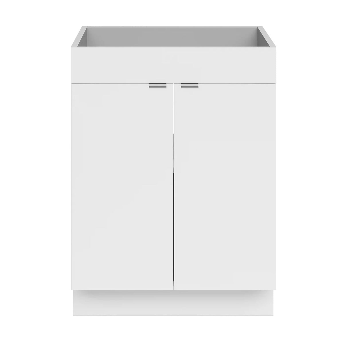 Double Bathroom Mirror Cabinet Imandra Vanity Unit Gloss White 820 x 600mm - Image 2
