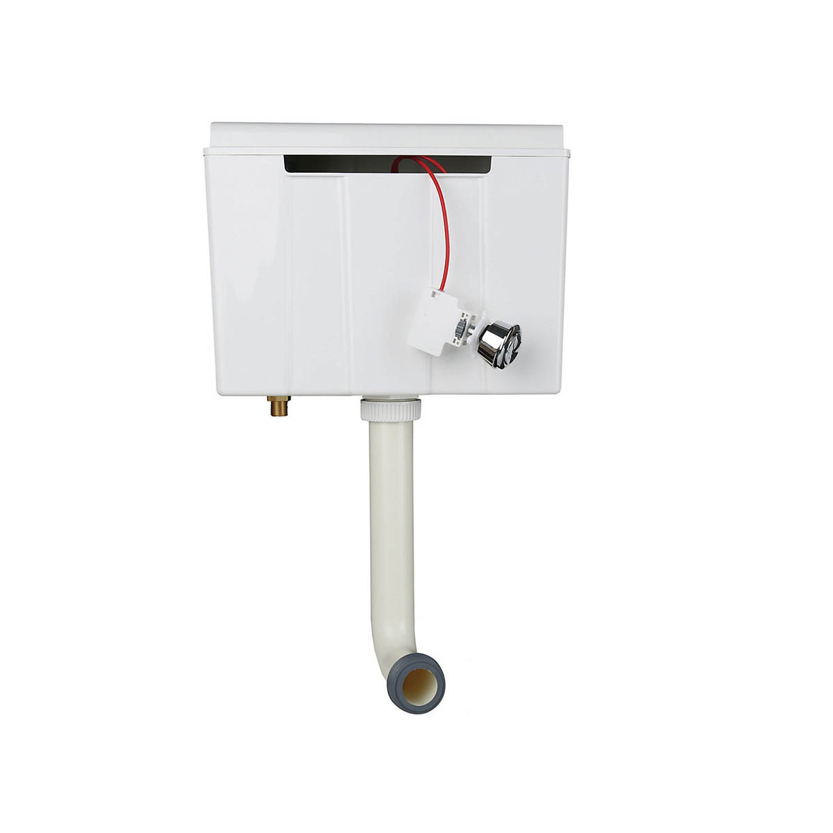 Concealed Toiler Cistern Bathroom Wall White Water Saving (H)300mm (W)14.3cm - Image 1