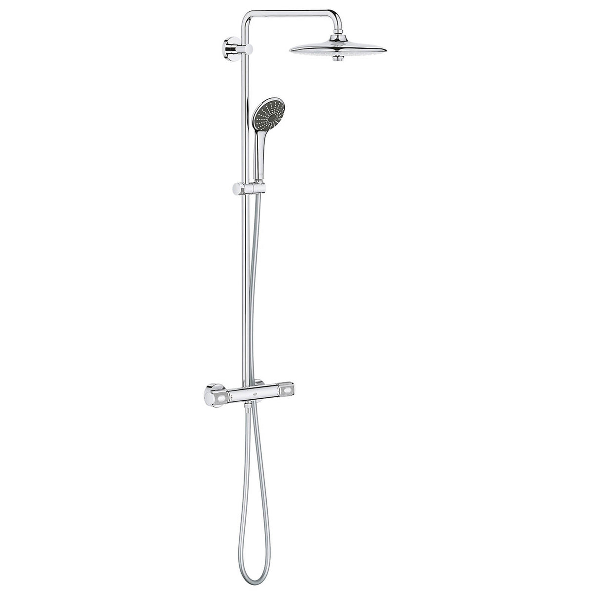 Grohe Vitalio Joy 260 Thermostatic Mixer Shower 2 Head Chrome - Image 1