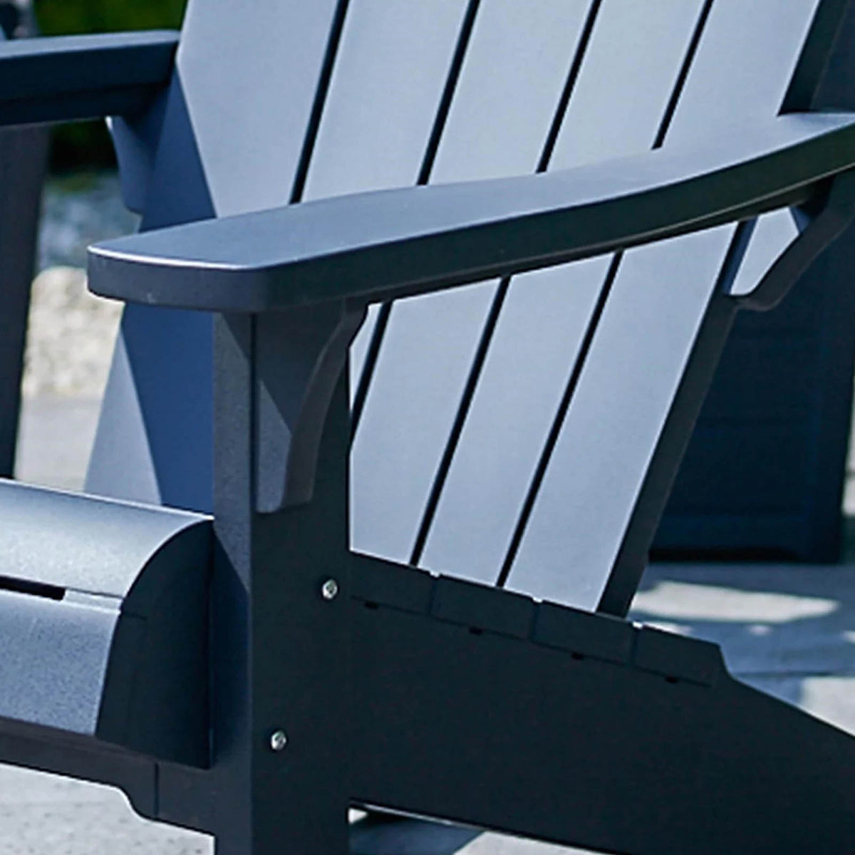 Keter Adirondack Garden Chair Grey Resin Outdoor Patio Furniture - Image 8