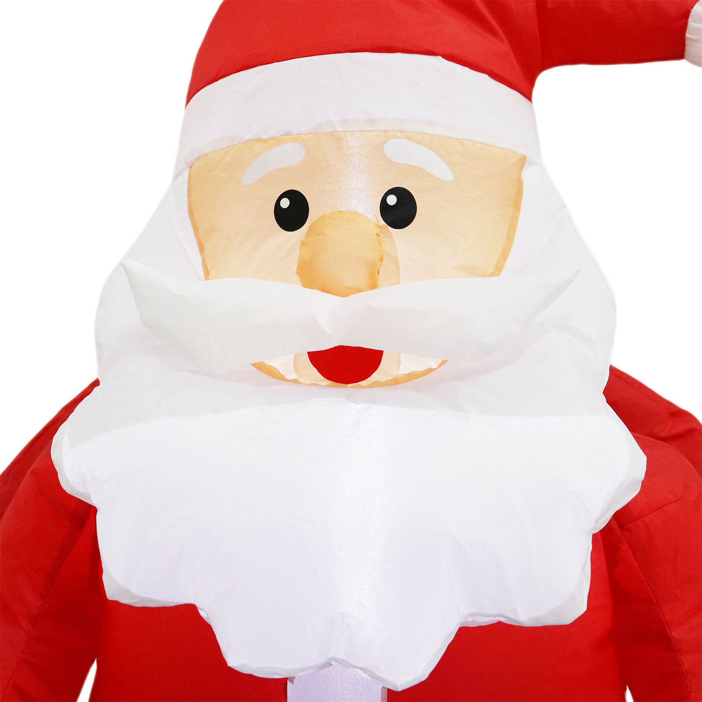 Christmas Santa In Helicopter Inflatable LED Outdoor Weather Resistant (H)1.37m - Image 4