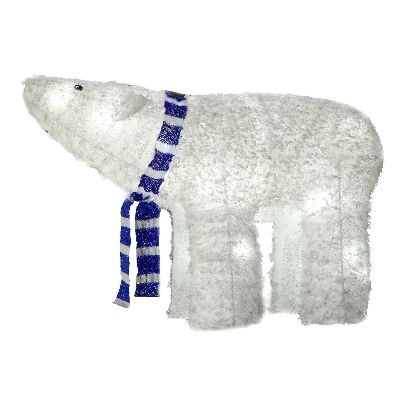 Christmas Polar Bear Silhouette Ice White LED Indoor Outdoor (H) 520mm - Image 3