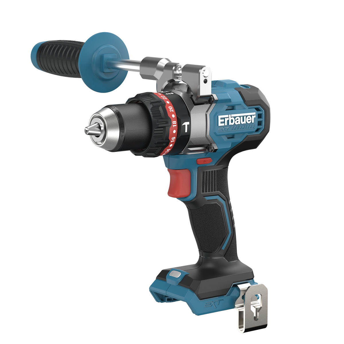 Erbauer Combi Drill ERI1107COM Cordless 18V EXT Keep Cool LED Light Body Only - Image 1