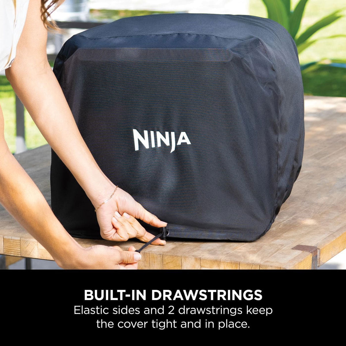 Ninja Woodfire Pizza Oven Cover OO101UK Outdoor Waterproof Heavy Duty Black - Image 4