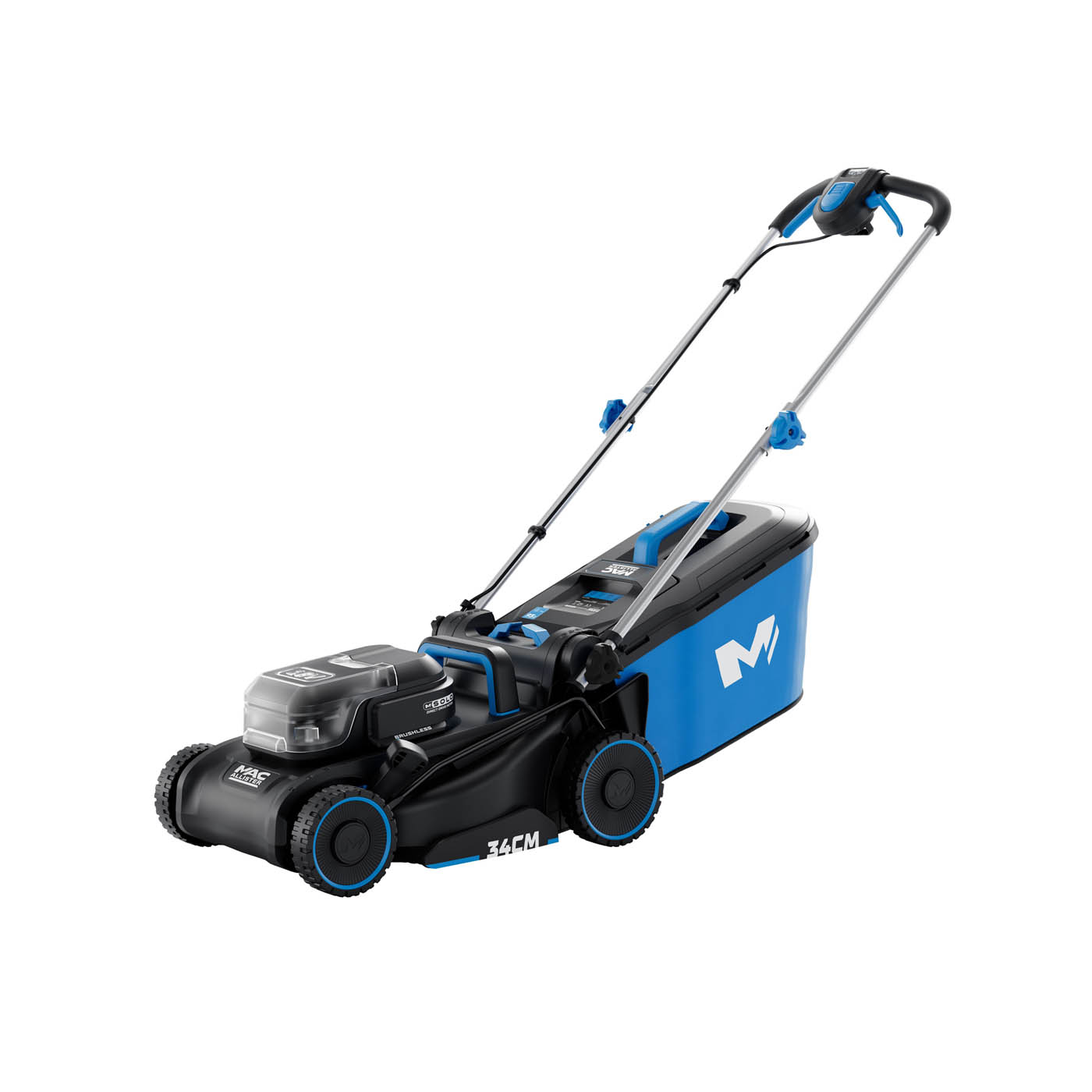 Mac Allister Rotary Lawnmower MCI1189LWM Cordless Lightweight 18V 34cm Body Only - Image 1