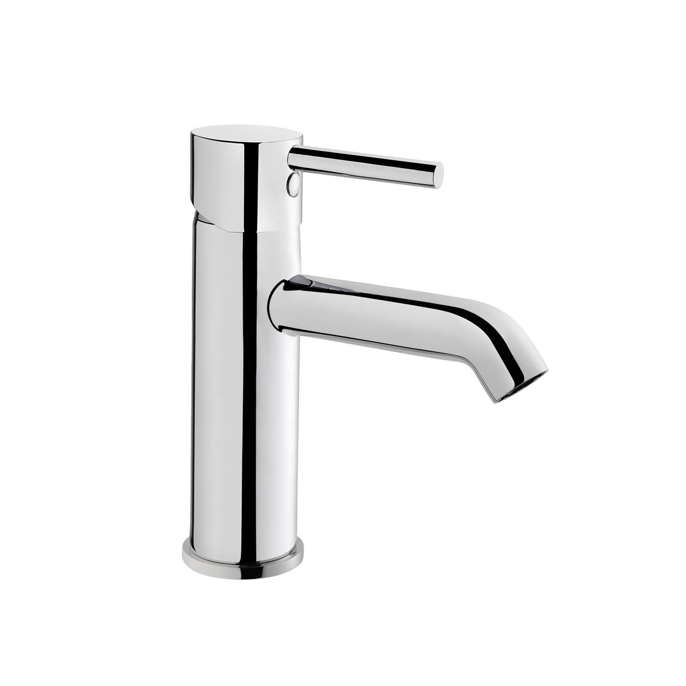 Bathroom Basin Tap Mixer Chrome Single Lever Brass Ceramic Cartridge Faucet - Image 1