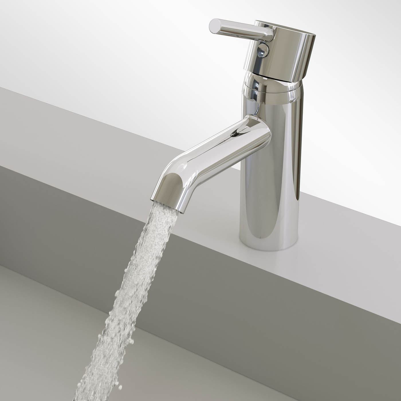 Bathroom Basin Tap Mixer Chrome Single Lever Brass Ceramic Cartridge Faucet - Image 5