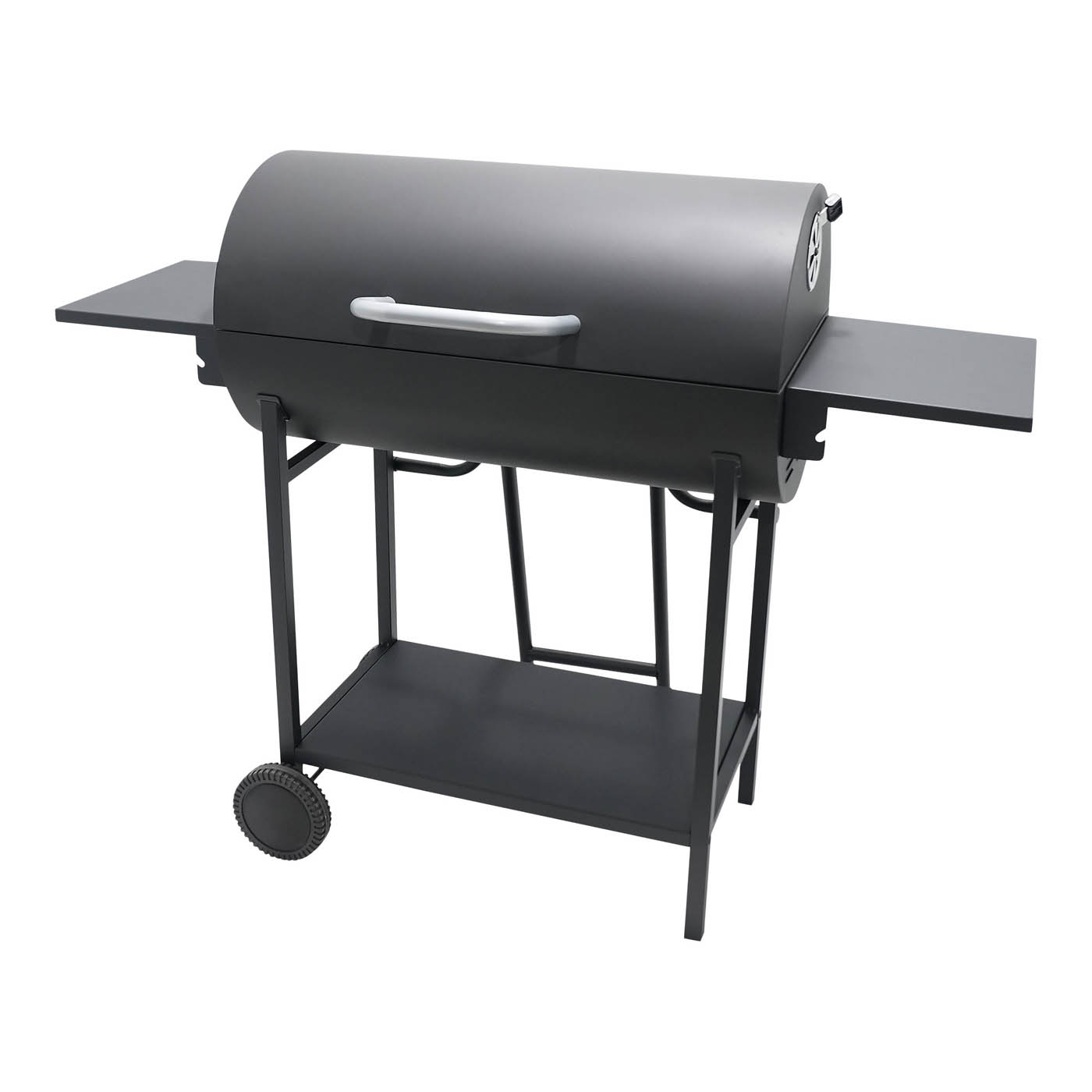 Stockton Black Barrel double grill Charcoal BBQ - Image 1