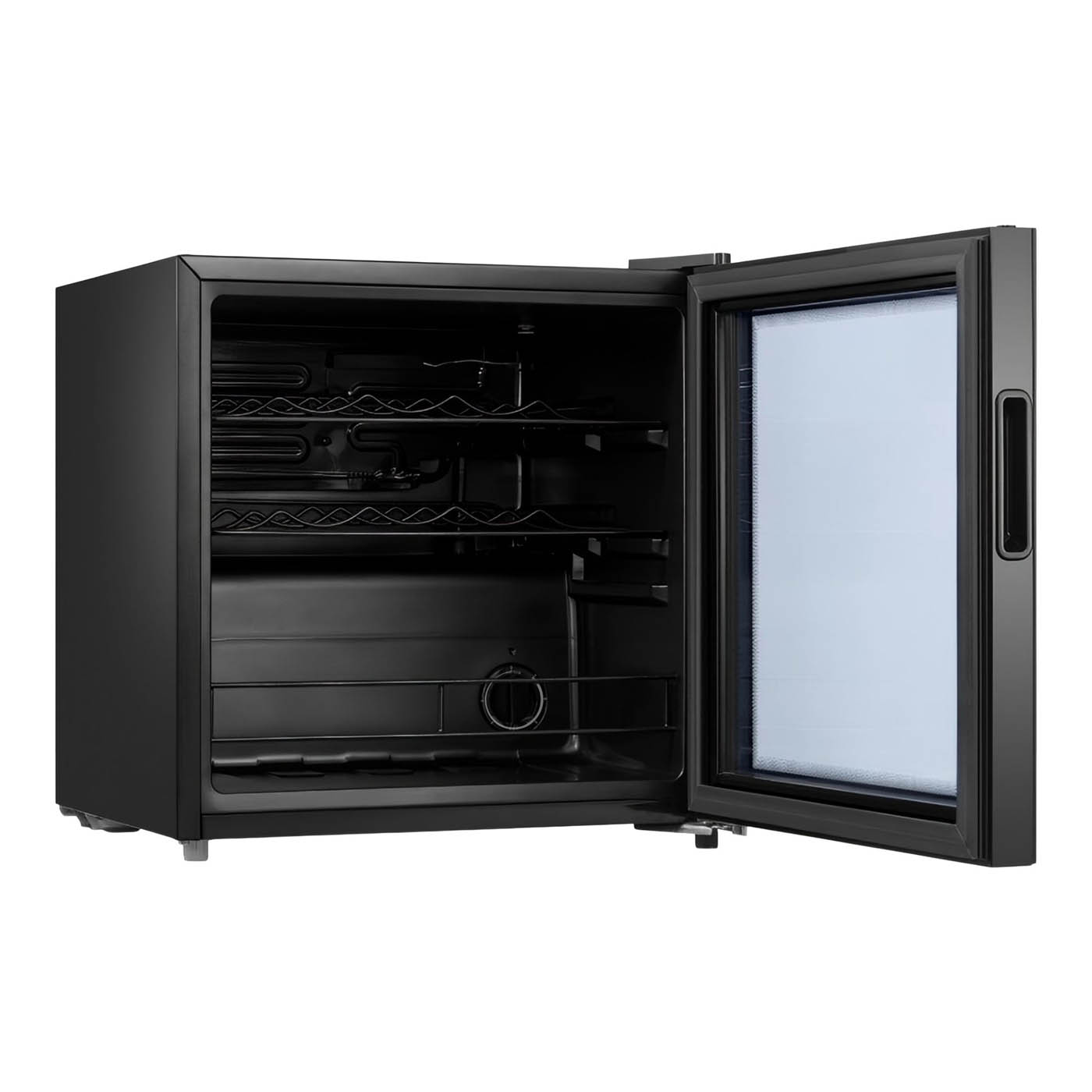 NNWC14UK Freestanding Wine cooler - Matt black glass effect - Image 5