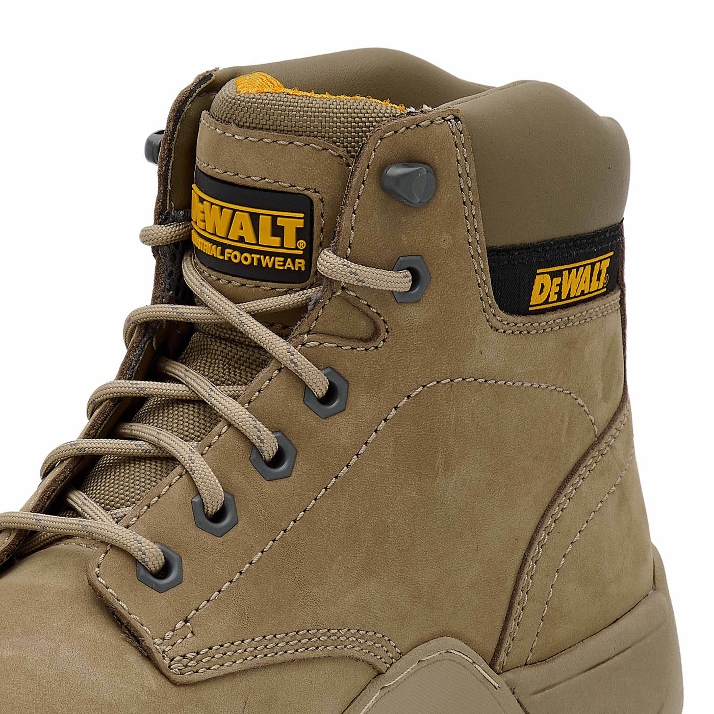 DeWalt Safety Boots Men's Standard Fit Brown Work Shoes Steel Toe Size 9 - Image 7