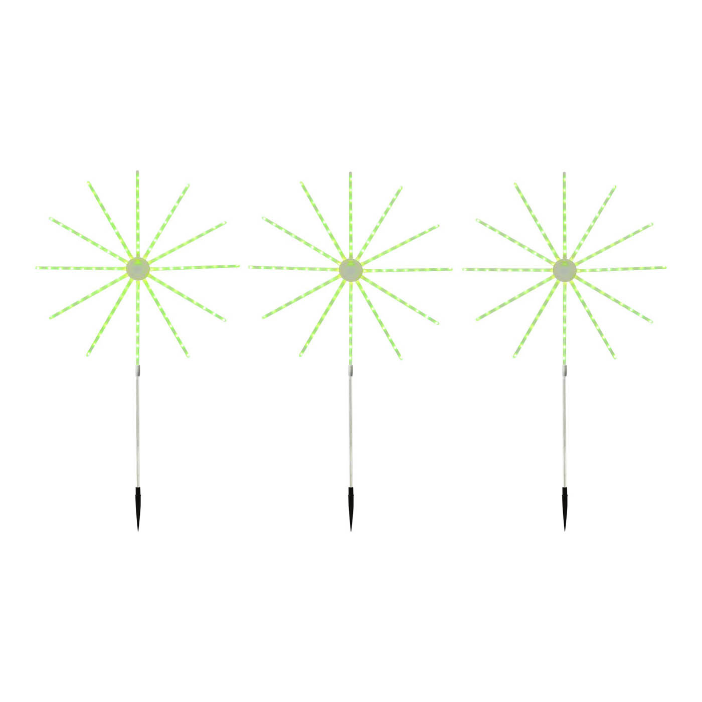 LED Garden Light Path Firework Freestanding Multicolour Festive Timer (H)860mm - Image 4