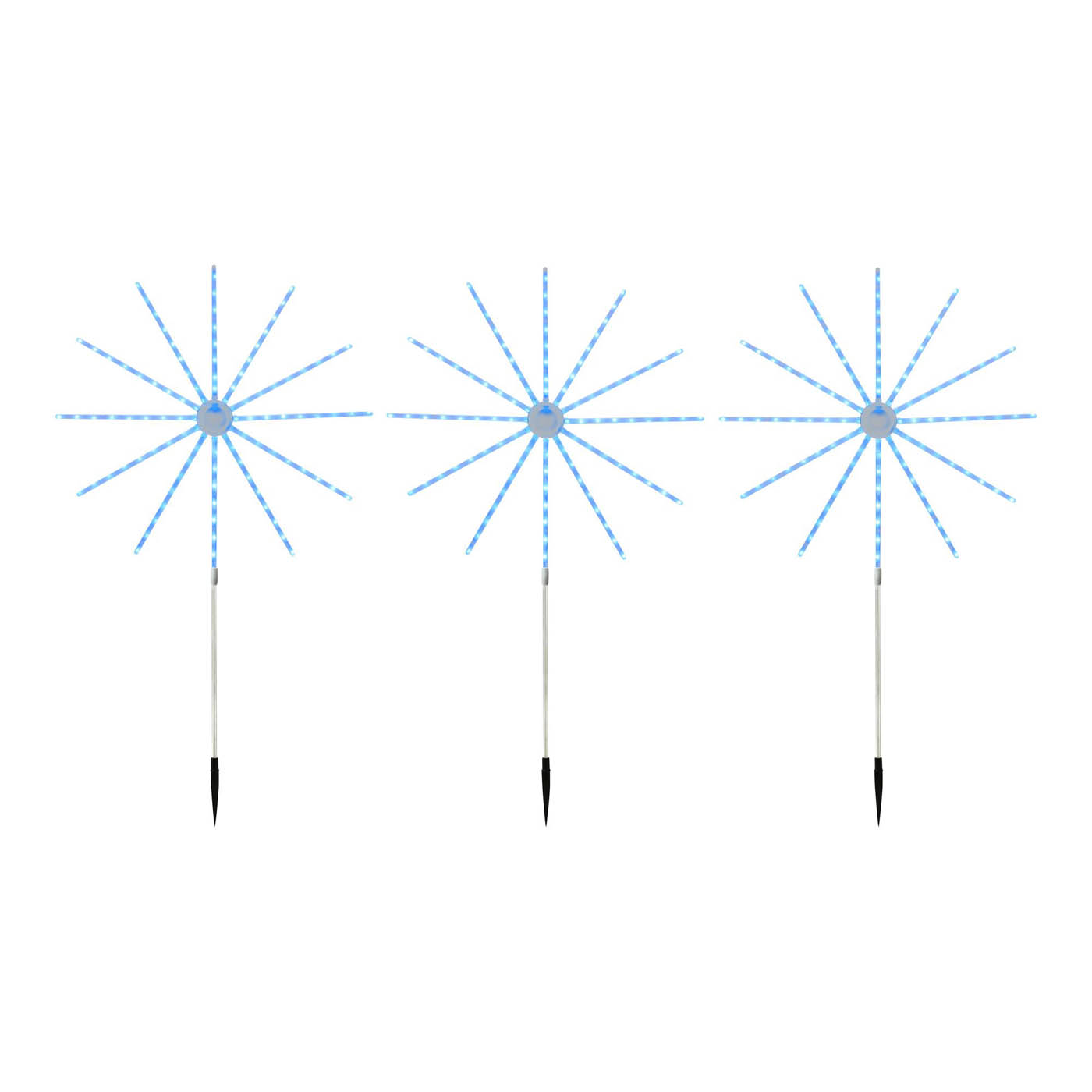 LED Garden Light Path Firework Freestanding Multicolour Festive Timer (H)860mm - Image 5