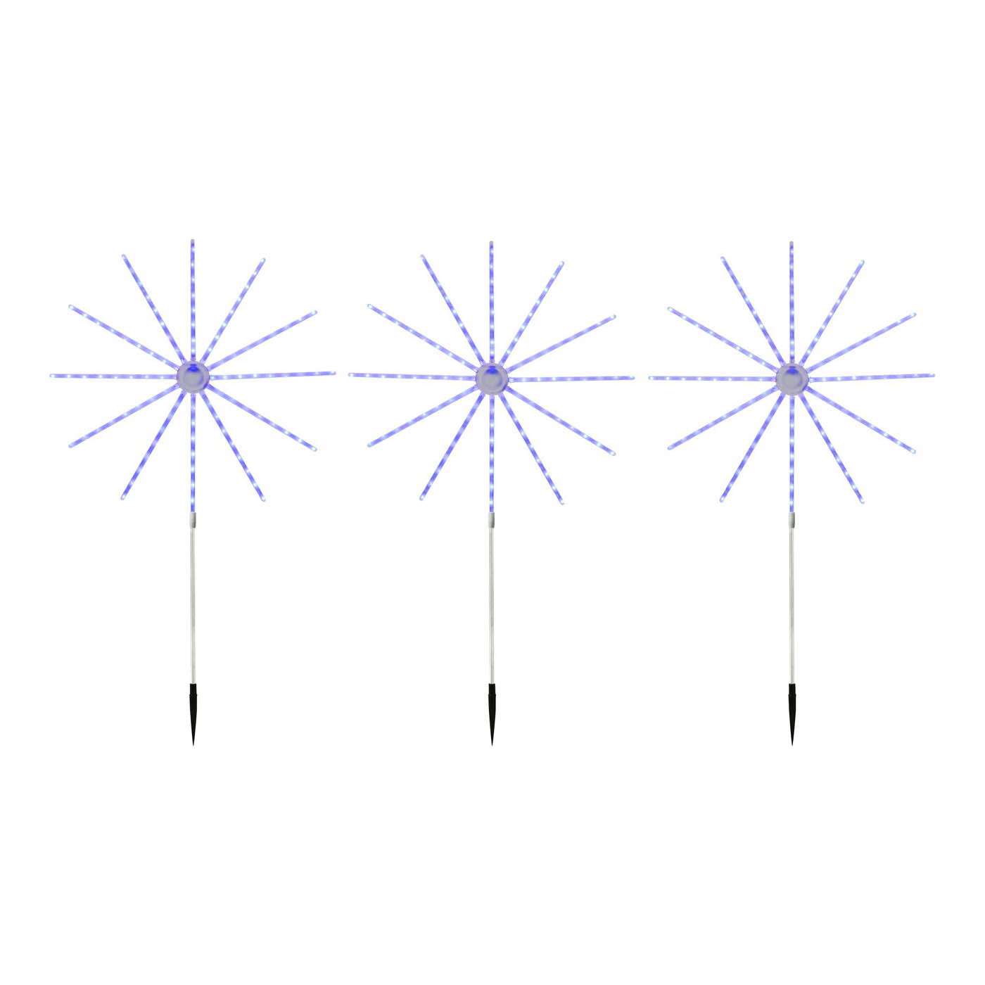 LED Garden Light Path Firework Freestanding Multicolour Festive Timer (H)860mm - Image 6