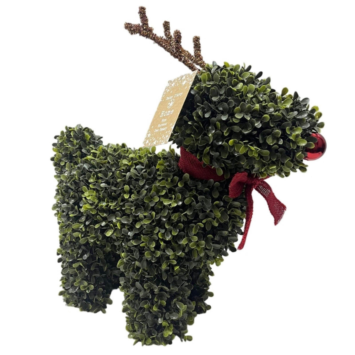 Christmas Garden Artificial Topiary Deer Green Decoration Weatherproof 50cm - Image 2