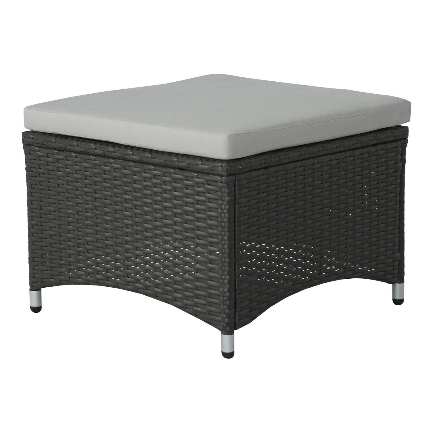 Garden Furniture Coffee Set Beige Rattan 3 Seater Corner Chair Sofa Table - Image 7