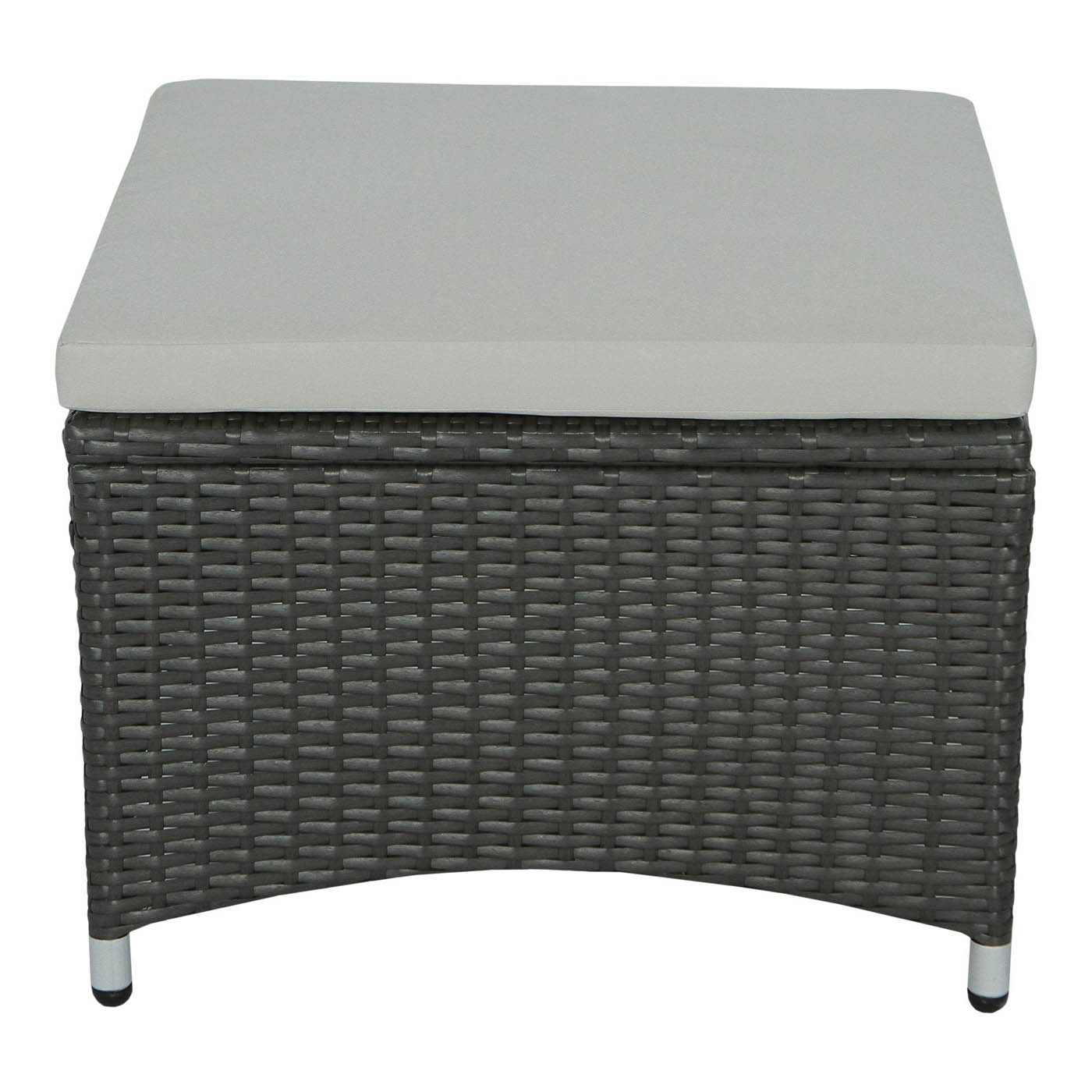 Garden Furniture Coffee Set Beige Rattan 3 Seater Corner Chair Sofa Table - Image 8