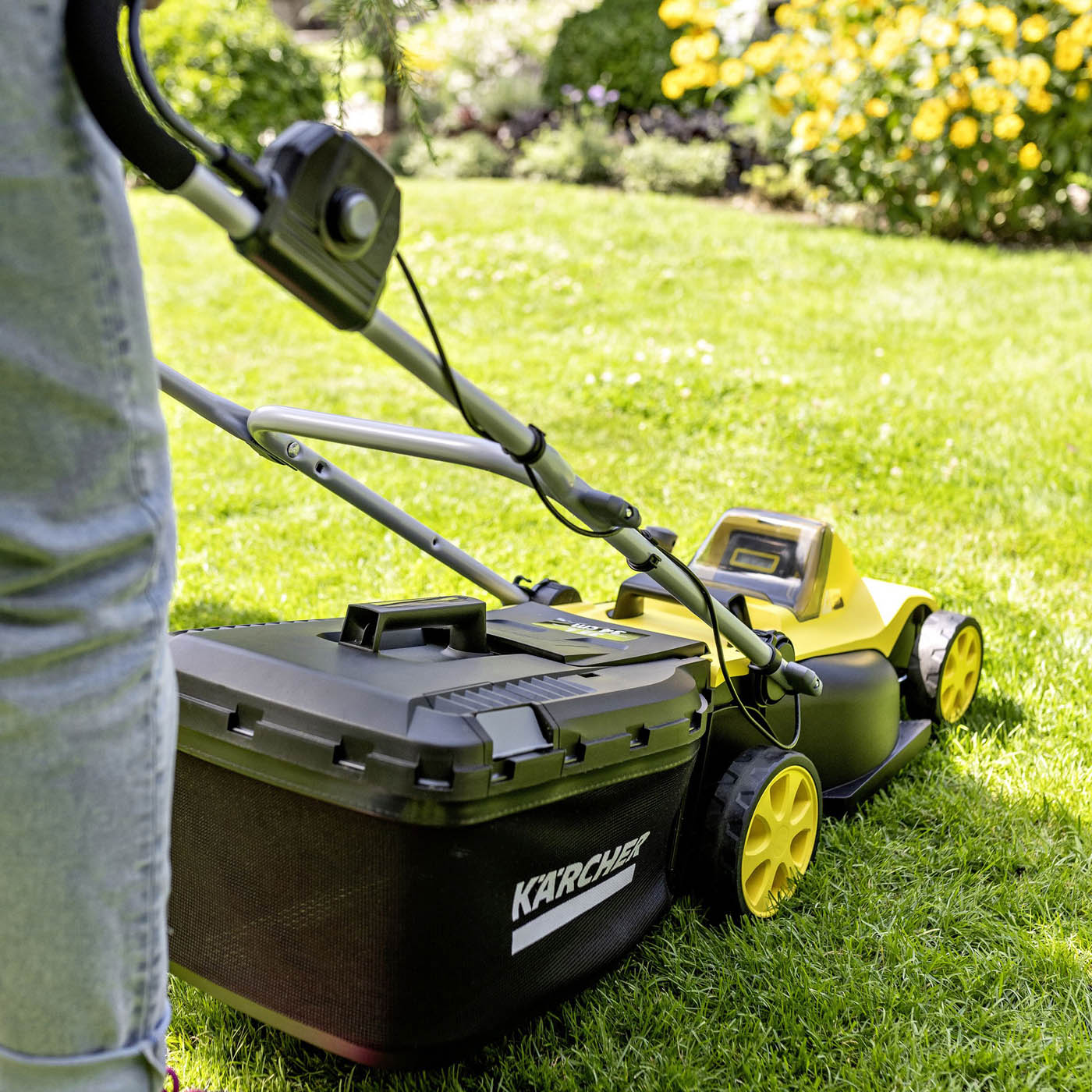 Karcher Lawnmower LMO 3-18 Cordless 18V 5Ah Li-Ion 34cm Garden Grass Cutter - Image 6