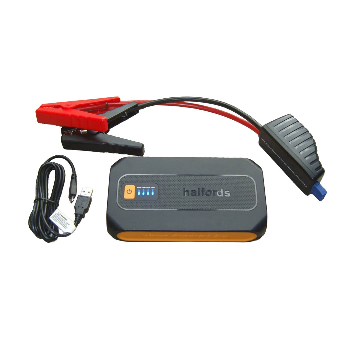 Halfords Jump Starter Powerbank Advanced Lithium Up To 3L LED Torch Portable - Image 2