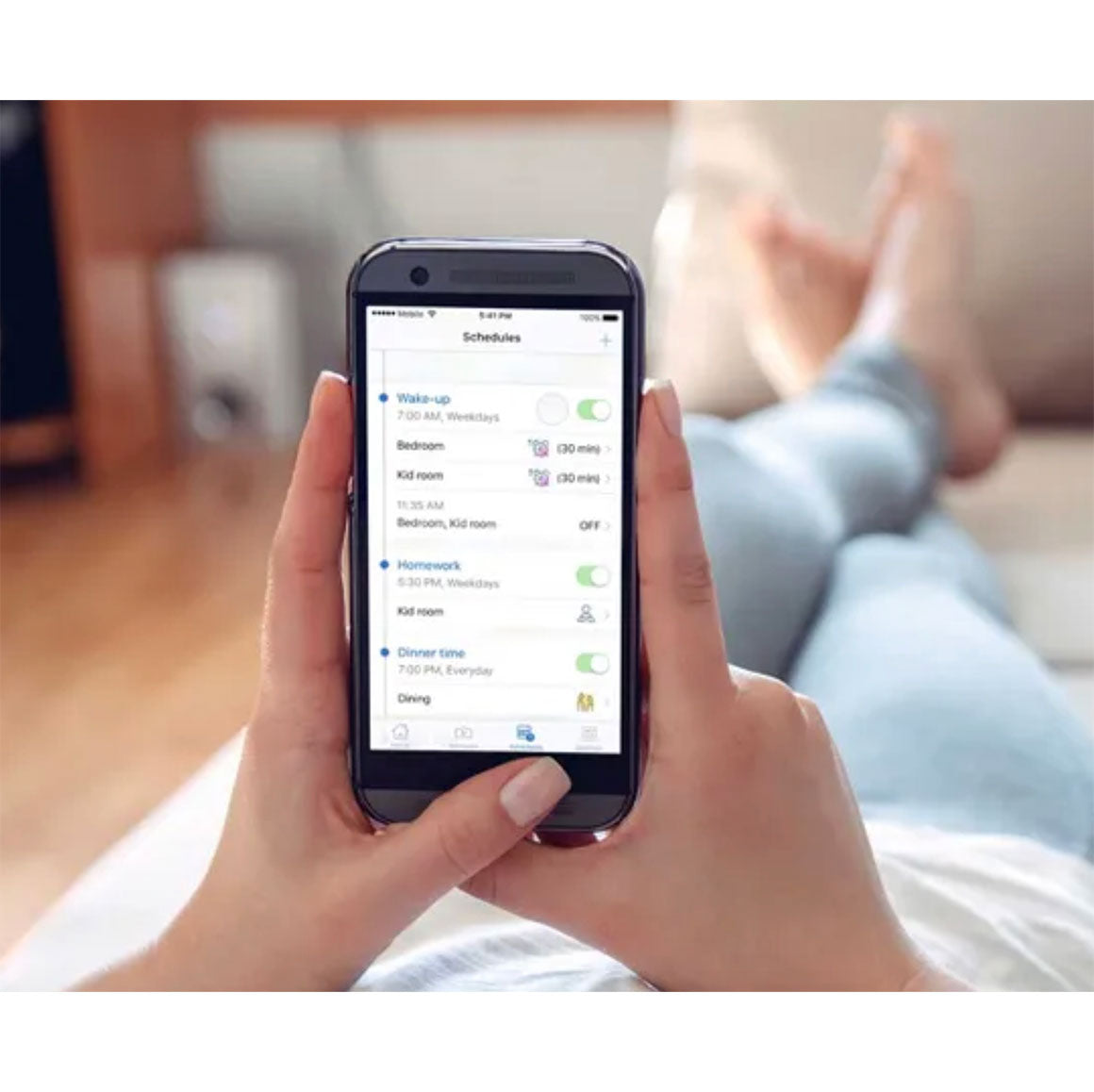 Smart LED Recessed Downlight Cool Warm White 660lm Fire Rated Chrome 8W - Image 2