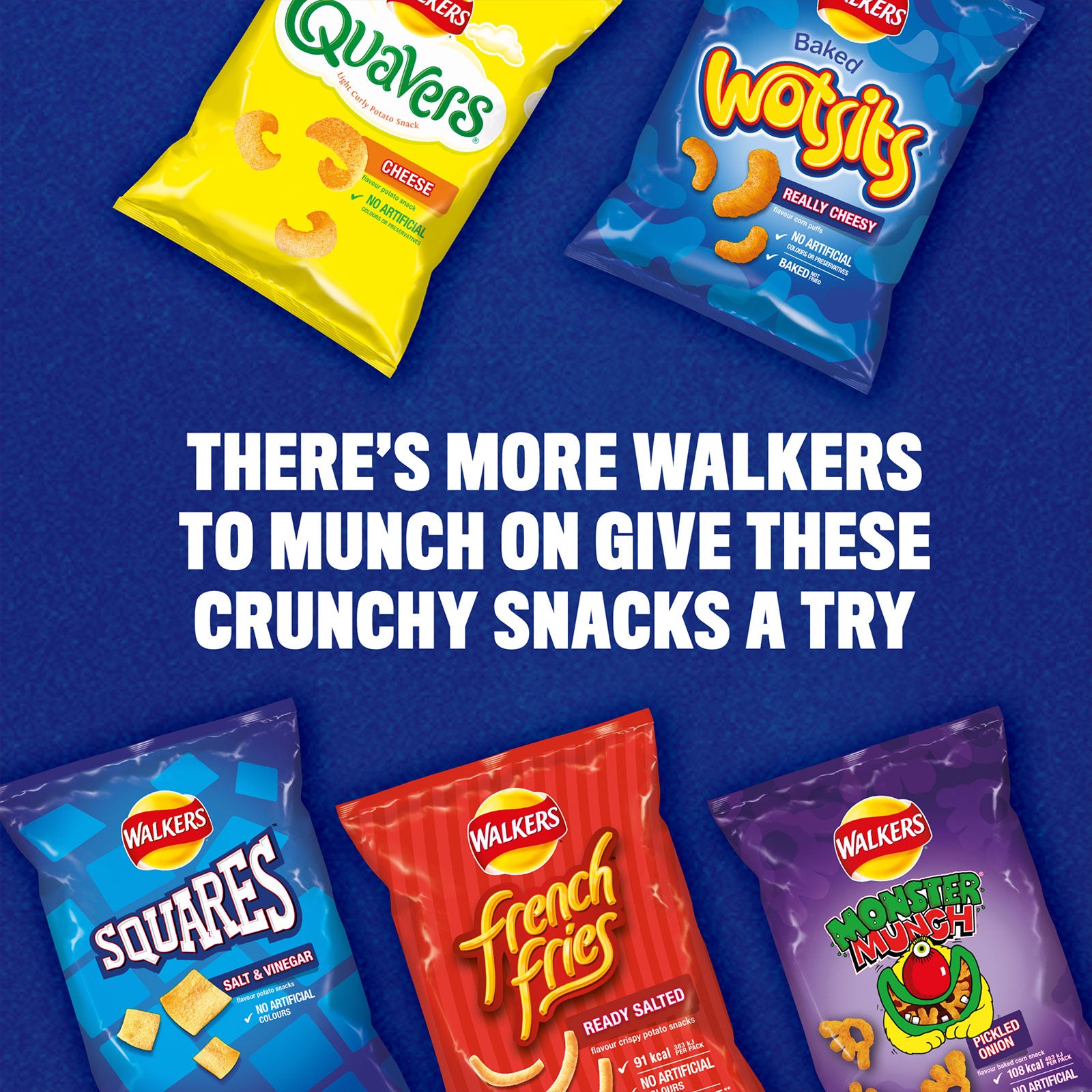 Walkers Crisps Baked Wotsits Really Cheesy Snacks 72 Bags x 16.5g - Image 2