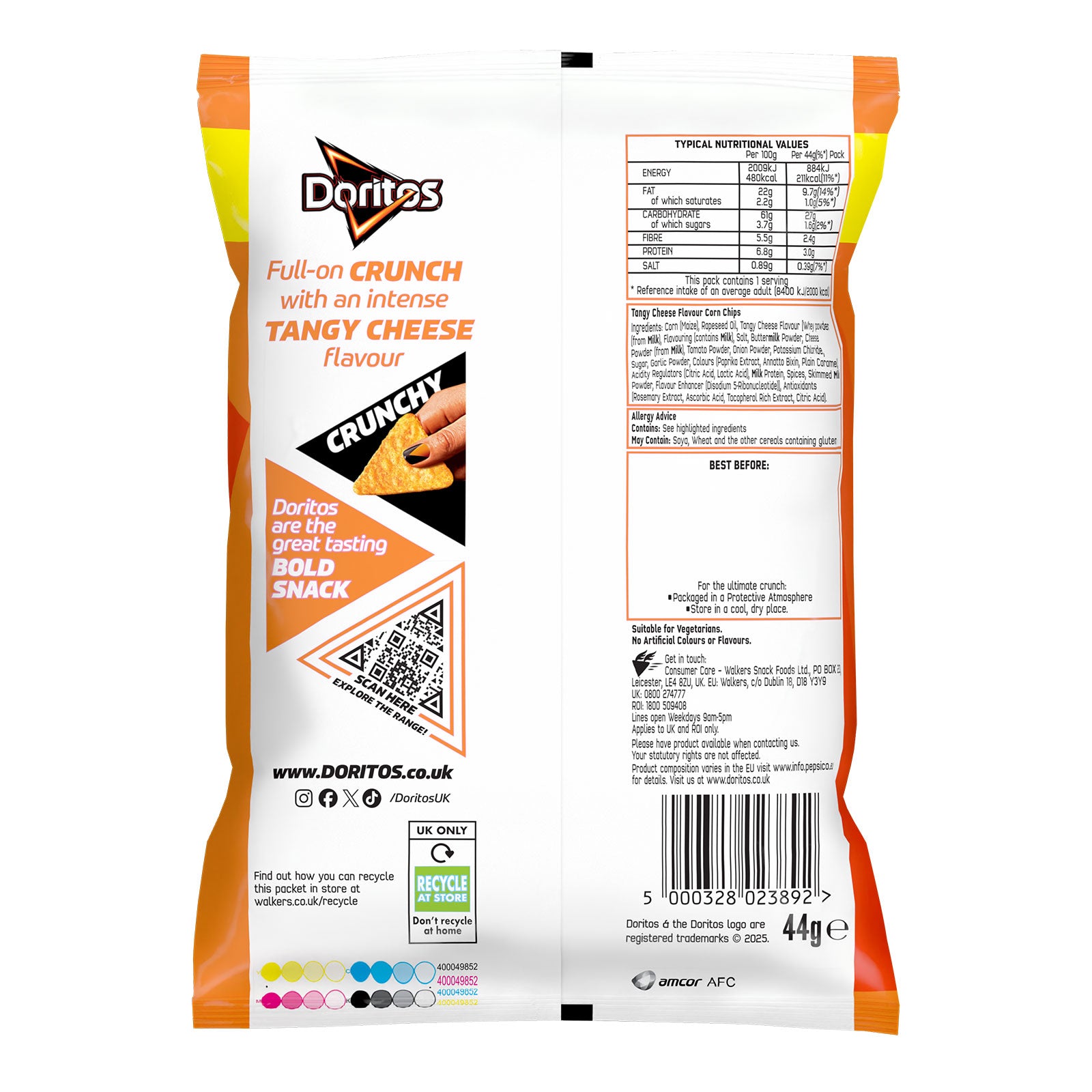 Doritos Tortilla Chips Tangy Cheese Chilli Heatwave Bundle 36 x 44g - Image 7