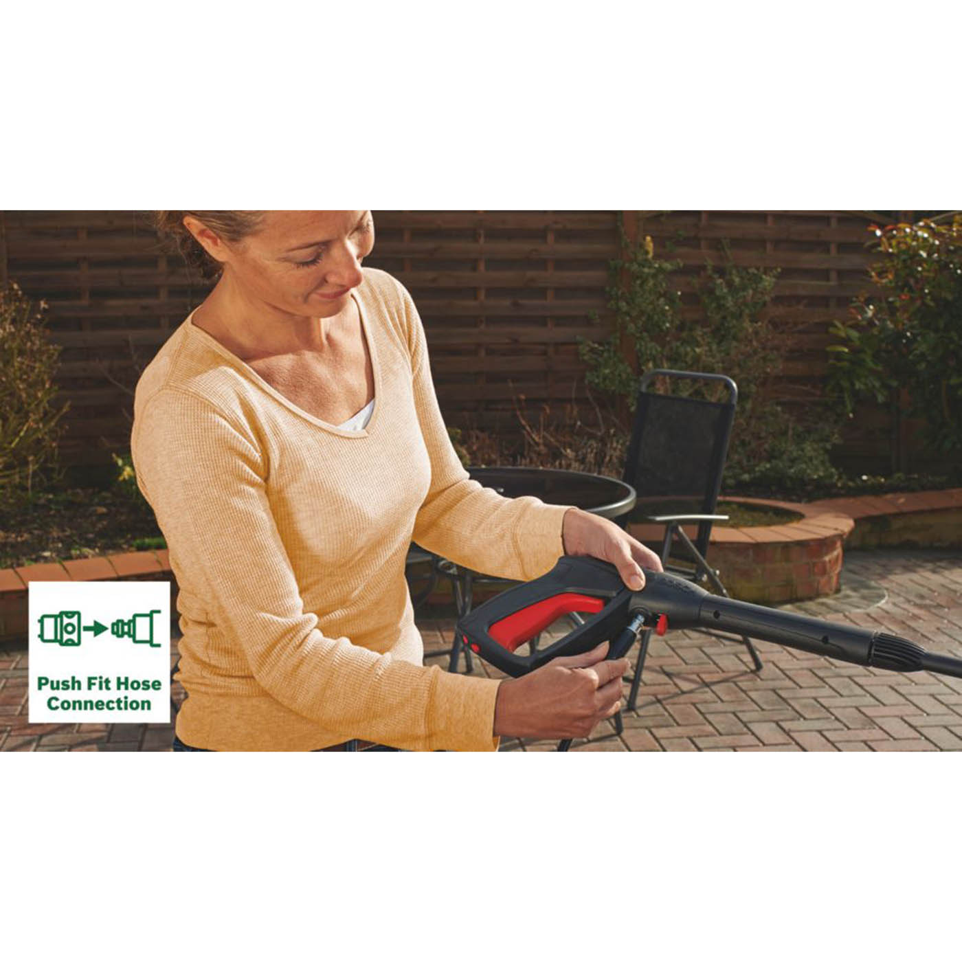 Bosch High Pressure Washer Jet EasyAquatak 100bar Corded Electric 1100W 230V - Image 4