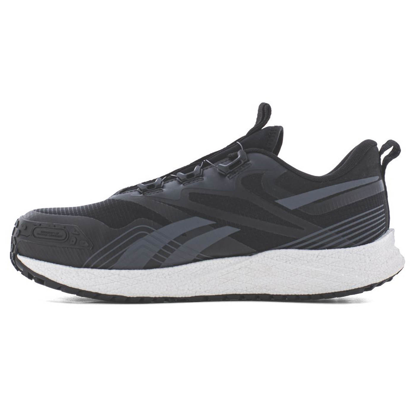 Reebok Safety Trainers Unisex Wide Fit Black Grey Shoes Composite Toe Size 10 - Image 3