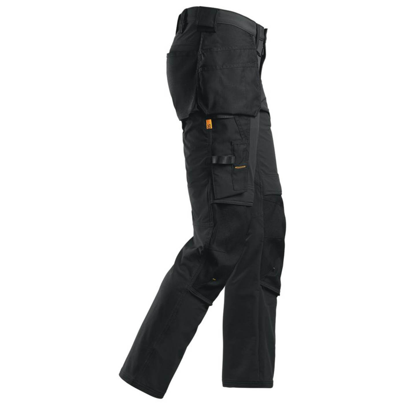 Snickers Work Trousers 6271 Stretch 14 Pockets Black Slim Breathable 35" W 32" L - Image 4