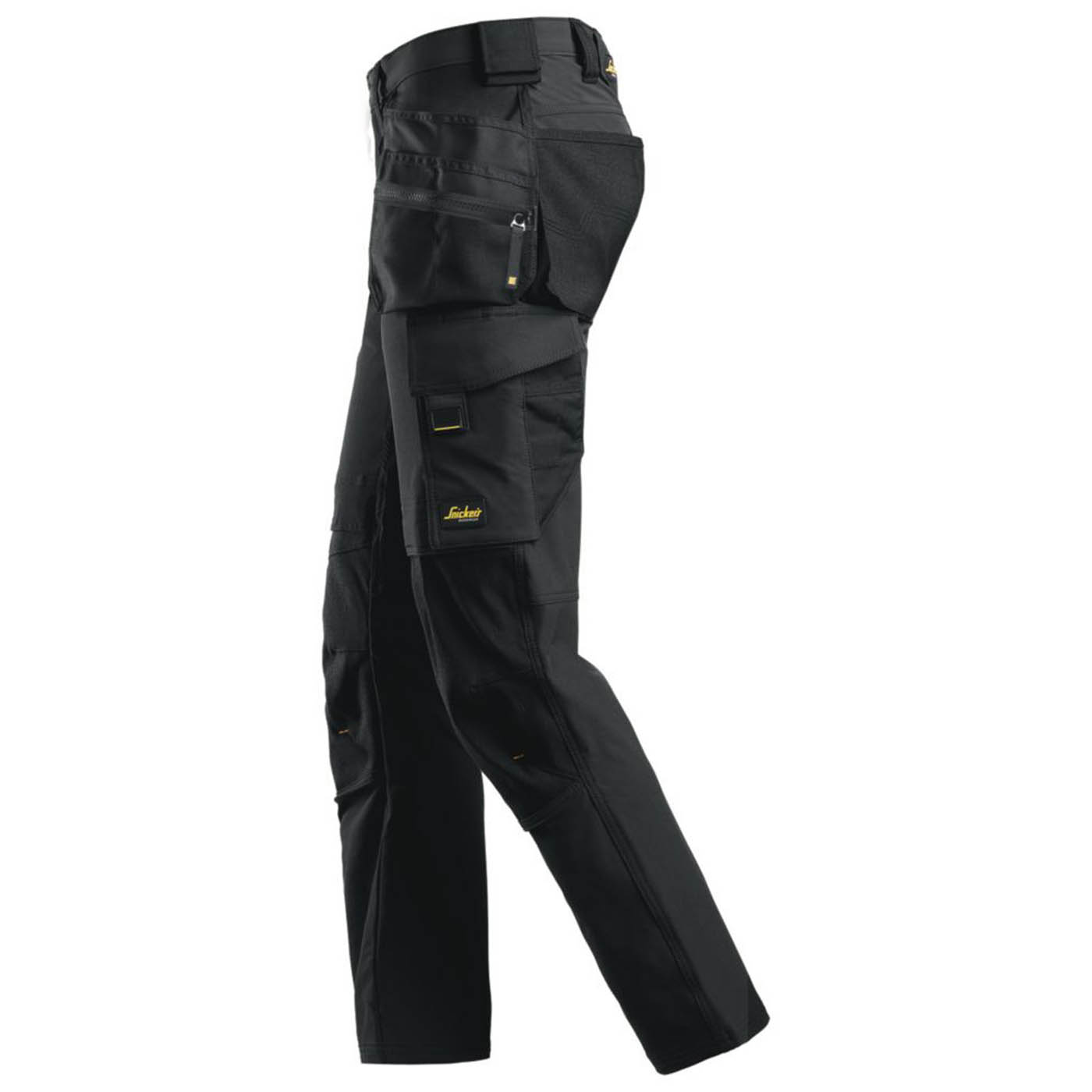 Snickers Work Trousers 6271 Stretch 14 Pockets Black Slim Breathable 35" W 32" L - Image 5
