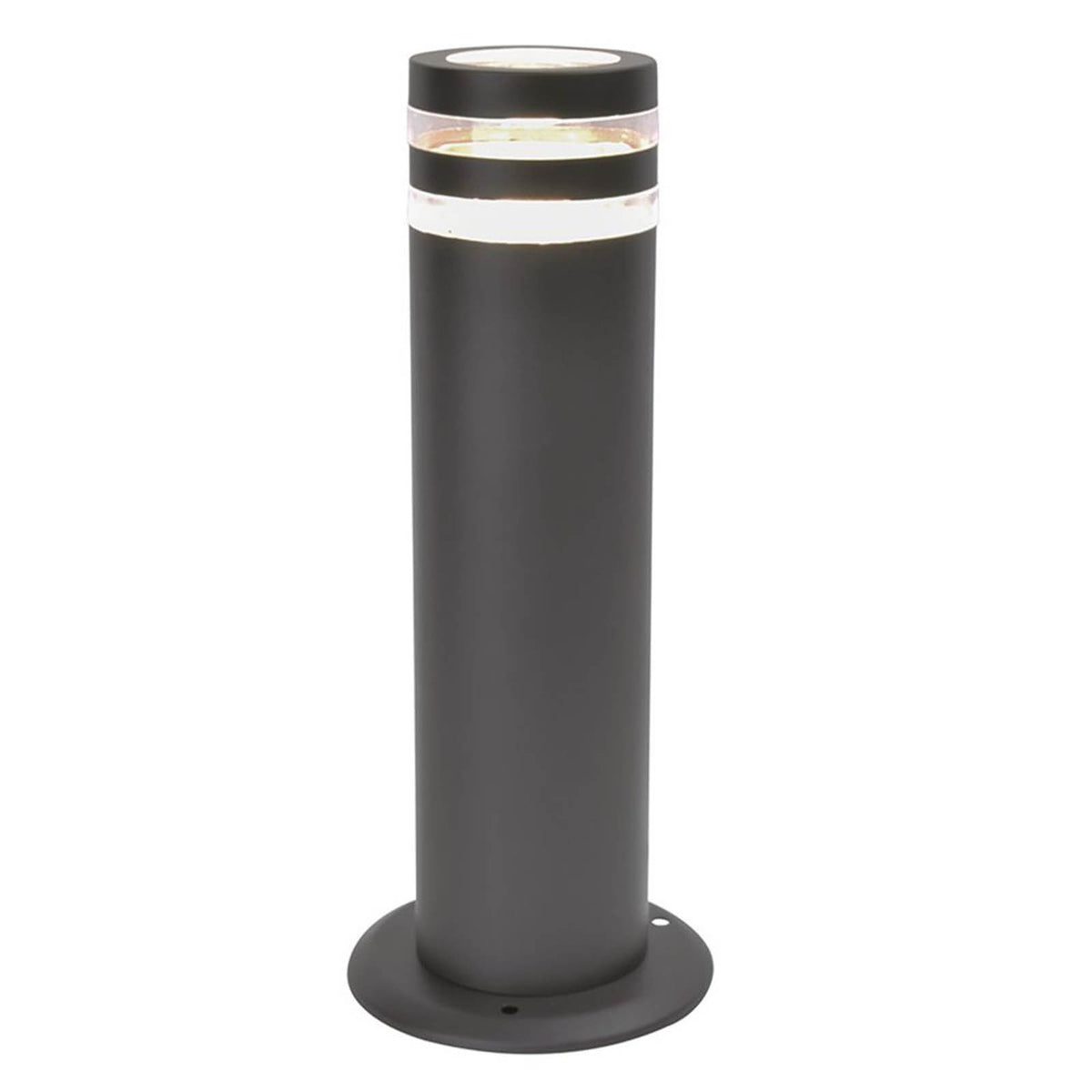 Lutec Outdoor Bollard Light Dark Grey Aluminium Impact Resistant Modern 400mm - Image 2