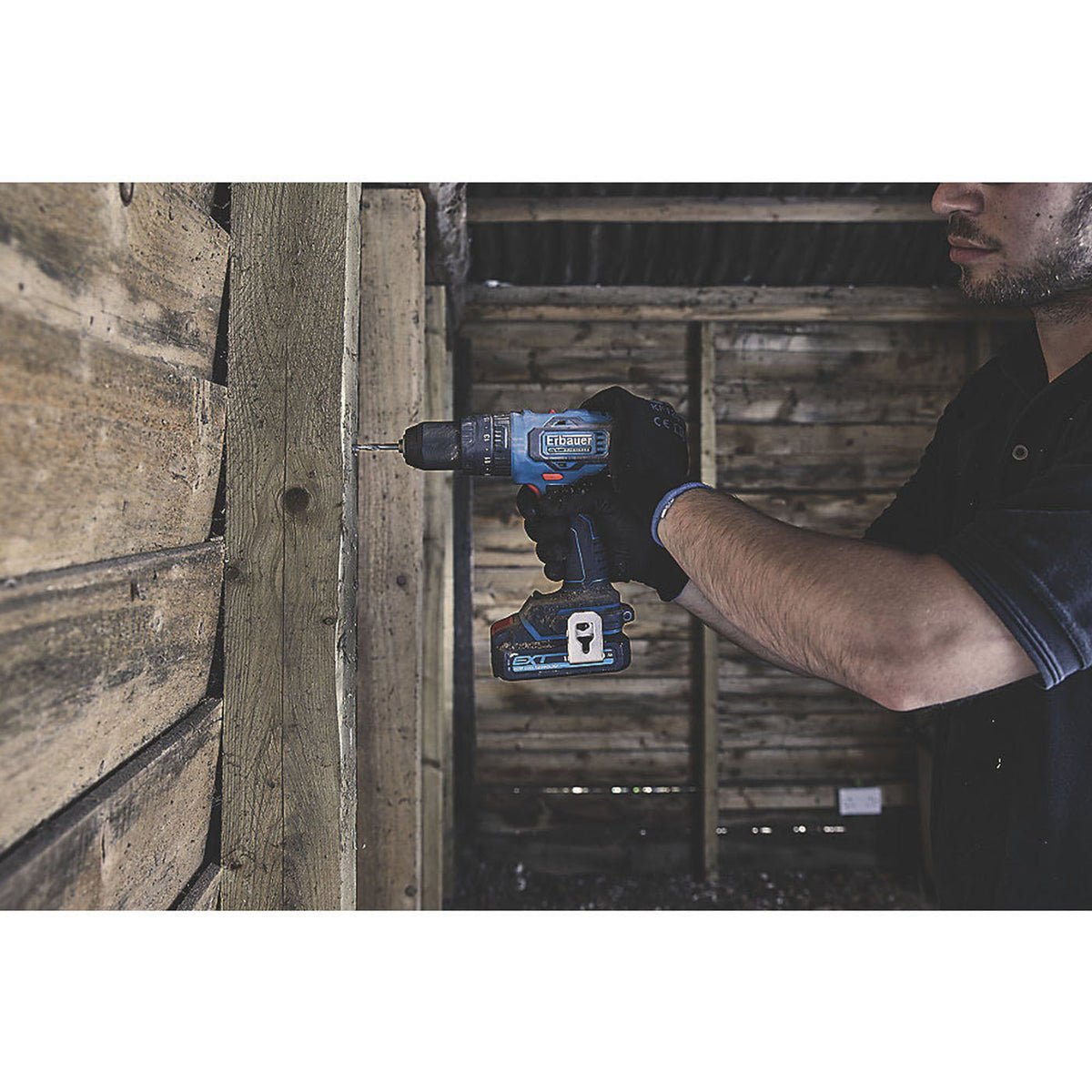 Erbauer Combi Drill Impact Driver Kit Cordless 18V 2x5.0Ah ECD18-Li-2/EID18-Li - Image 4